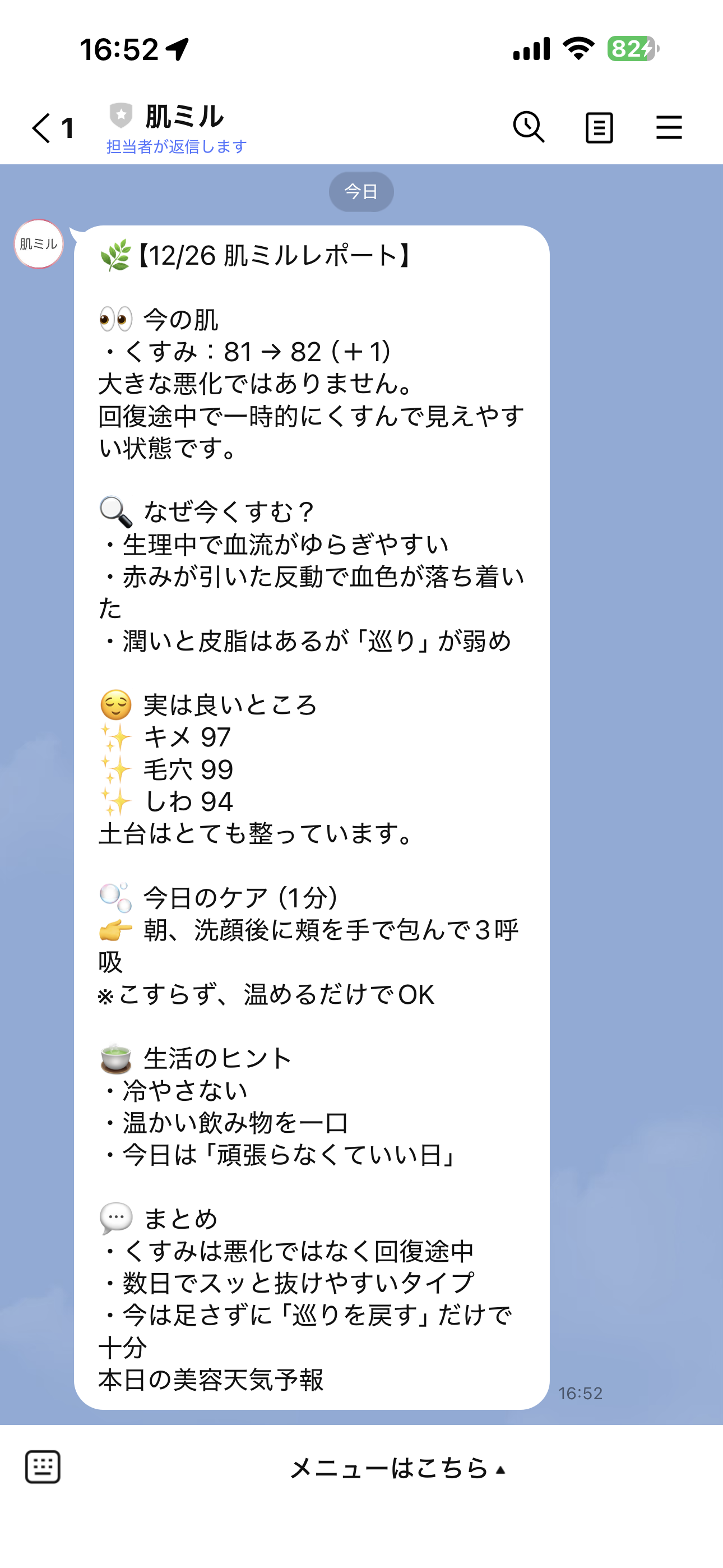 時系列レポート